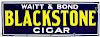 Waitt & Bond Blackstone Cigars enamel sign