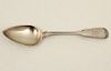 SILVER STUFFING SPOON, APPROX. 2.5 TROY OZS.,