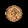 * A United States 1888-S Liberty Head $10 Gold Coin