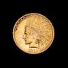 * A United States 1911 Indian Head $10 Gold Coin