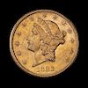 * A United States 1883-S Liberty Head $20 Gold Coin
