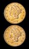 * Two United States 1898-S Liberty Head $20 Gold Coins