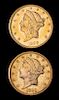 * Two United States 1899-S Liberty Head $20 Gold Coins