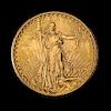 * A United States 1925 Saint-Gaudens $20 Gold Coin