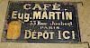Early 20th c Café sign