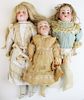S&H Globe Baby,& two bisque head dolls