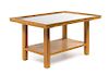 Eliel Saarinen, J. Robert Swanson and Pipsan Saarinen Swanson, Johnson Furniture Co., 1940s, low table retailed by Paine Furnitu