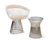 Warren Platner, (American, 1919-2006), Knoll, c. 1966 armchair and side table