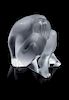 A Lalique Nude Figure Sculpture Height 2 3/8 inches.