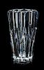 A Baccarat Vase Height 9 3/4 inches.