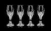 A Set of Twelve Baccarat Sherry or Schnapps Glasses Height 5 3/8 inches
