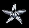A Steuben Starfish Diameter 4 1/2 inches.