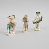 Three Meissen Porcelain Figures 