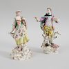 Pair of Meissen Porcelain Figures of a Gardener and Companion