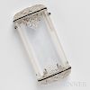 Art Deco Carved Rock Crystal Cigarette Box, Retailed by Charlton & Co.