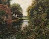 LOUIS ASTON KNIGHT, (American, 1873-1948), By the River