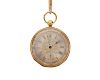 BERTHOUD BROTHERS 18K Gold Open Face Pocketwatch