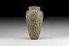 Egyptian Granite Piriform Vase