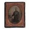 Quarter Plate Ambrotype of a Union Officer