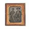 Sixth Plate Ambrotype of Railroad Workers by R.H. Vance, San Francisco