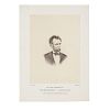 The Last Photograph of Abraham Lincoln, Albumen Photograph by H.F. Warren