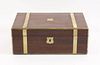 English 19th C. Mahogany & Brass Dresser Box