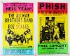 Phish and The Allman Brothers Band broadsides