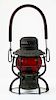 SIRT Brakeman's RR lantern with red globe