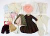 ca 1900 doll clothes, dress, cape