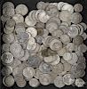 US silver quarters and dimes, 21.5 ozt.