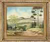 A. NEHER LANDSCAPE OIL ON CANVAS SIGNED