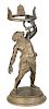 Roman Style Bronze Figural Stand