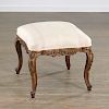 Nice Louis XV carved giltwood tabouret