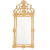 Old Regence style giltwood pier mirror