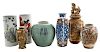 Seven Asian Porcelain Vases And Jars