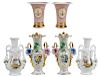 Six Porcelain Mantel Vases