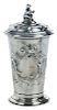 Russian Silver Lidded Cup