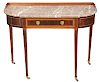 Hepplewhite Style Mahogany Formal Top Table