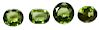Group of Four Peridot 26.4cts.