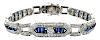 18kt. Diamond and Sapphire Bracelet