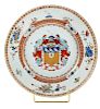Chinese Export Armorial Soup Plate