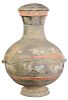 Chinese Cold Painted Storage Jar