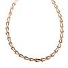 A Ladies 14K Chevron Link Necklace