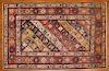 Antique Gendje rug, approx. 4 x 6.1