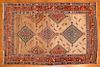Antique Serab camels hair rug, approx. 4 x 6.4
