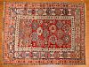 Antique Caucasian rug, approx. 3.8 x 4.8