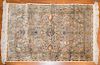 Fine silk Chinese rug, approx. 2 x 3
