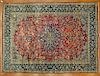 Persian Ispahan carpet, approx. 9.3 x 12.6