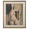 Glen Walker. Female Nude, oil on canvas
