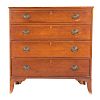 Federal cherry chest of drawers